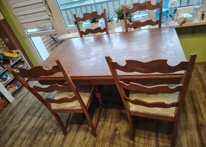 Grajewo ogłoszenia: Proszę pisać SMS, Sprzedam stół o wym 140x86 cm dębowy plus 4...